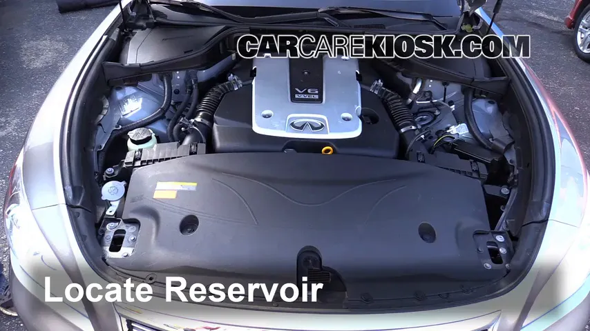 2011 Infiniti M37 X 3.7L V6 Windshield Washer Fluid Add Fluid